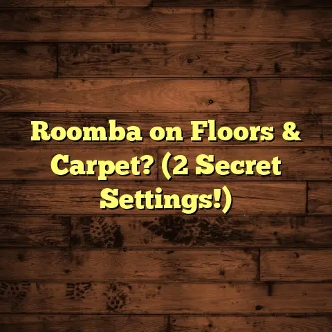 Roomba on Floors & Carpet? (2 Secret Settings!)