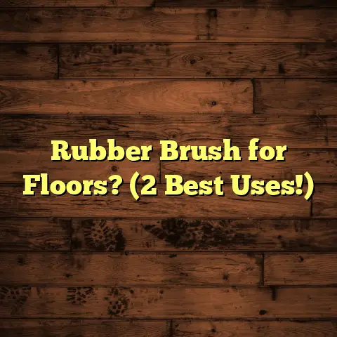 Rubber Brush for Floors? (2 Best Uses!)