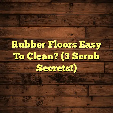 Rubber Floors Easy To Clean? (3 Scrub Secrets!)
