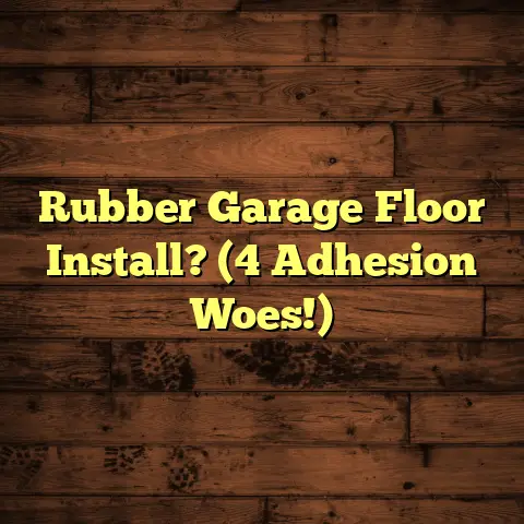 Rubber Garage Floor Install? (4 Adhesion Woes!)