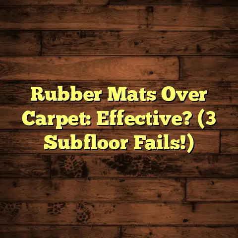 Rubber Mats Over Carpet: Effective? (3 Subfloor Fails!)