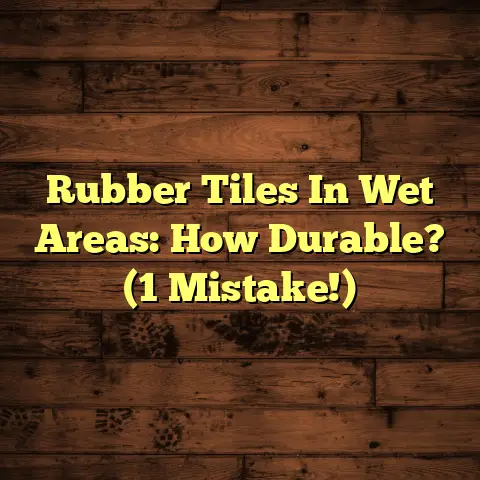 Rubber Tiles In Wet Areas: How Durable? (1 Mistake!)