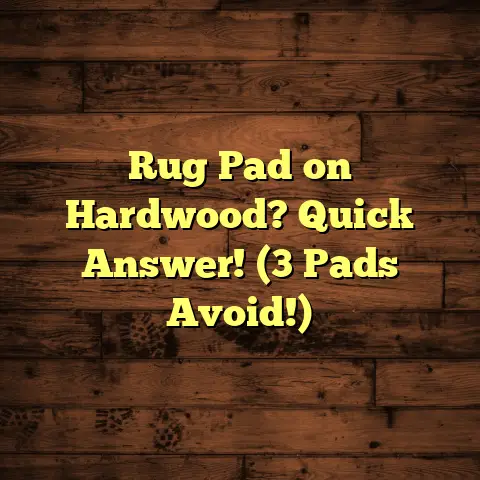 Rug Pad on Hardwood? Quick Answer! (3 Pads Avoid!)