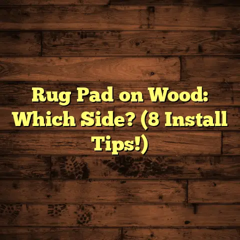 Rug Pad on Wood: Which Side? (8 Install Tips!)