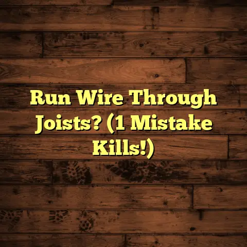 Run Wire Through Joists? (1 Mistake Kills!)