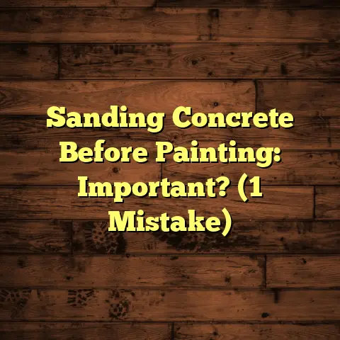 Sanding Concrete Before Painting: Important? (1 Mistake)