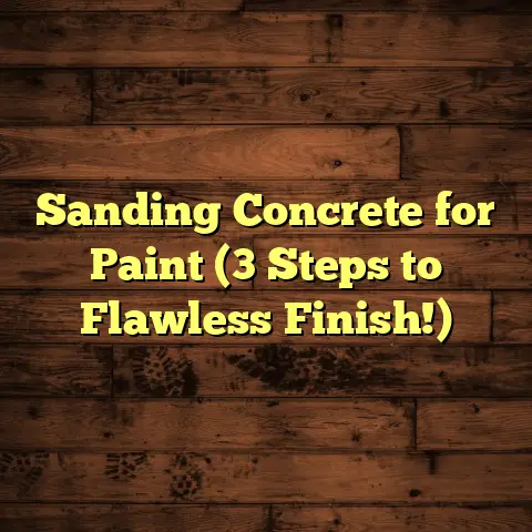 Sanding Concrete for Paint (3 Steps to Flawless Finish!)