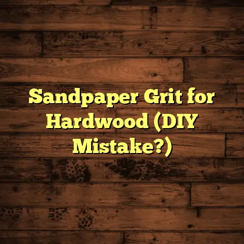 Sandpaper Grit for Hardwood (DIY Mistake?)