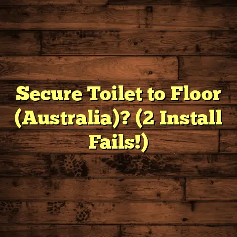 Secure Toilet to Floor (Australia)? (2 Install Fails!)