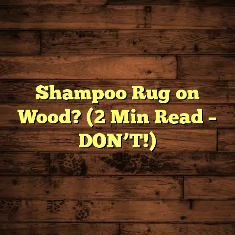 Shampoo Rug on Wood? (2 Min Read – DON’T!)