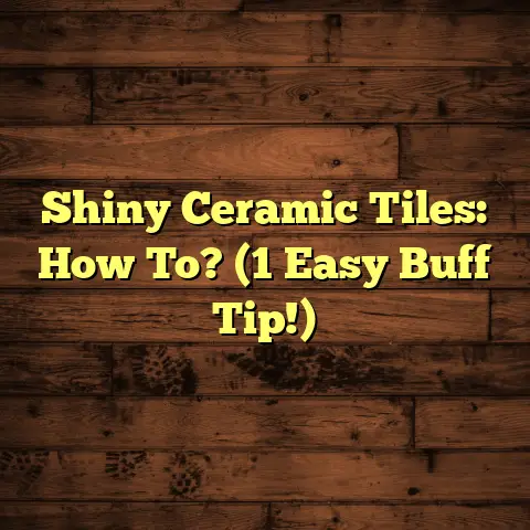Shiny Ceramic Tiles: How To? (1 Easy Buff Tip!)