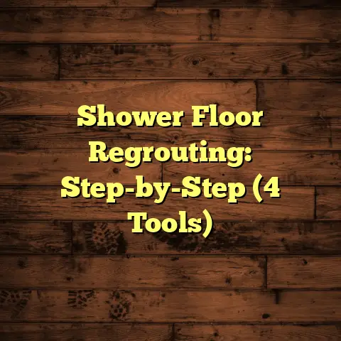 Shower Floor Regrouting: Step-by-Step (4 Tools)