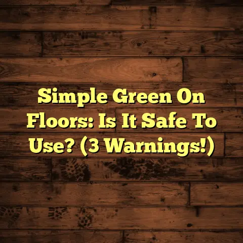 Simple Green On Floors: Is It Safe To Use? (3 Warnings!)