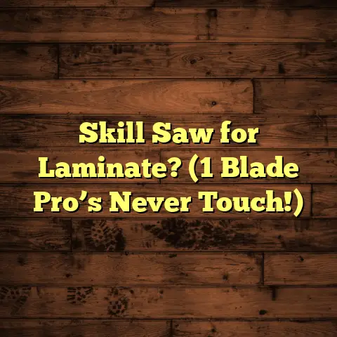 Skill Saw for Laminate? (1 Blade Pro’s Never Touch!)
