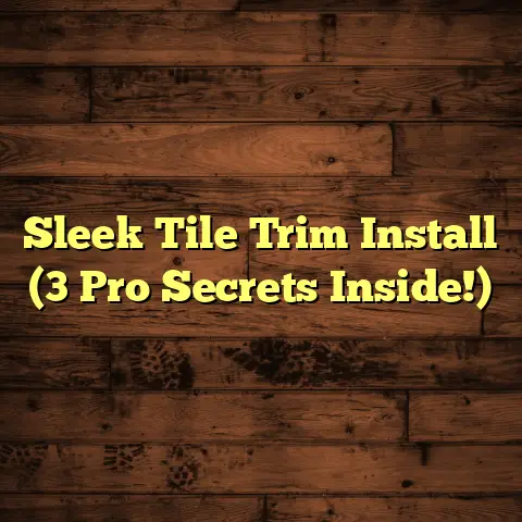 Sleek Tile Trim Install (3 Pro Secrets Inside!)