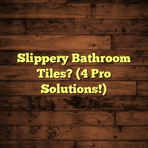 Slippery Bathroom Tiles? (4 Pro Solutions!)