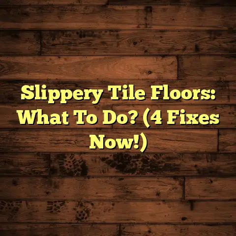 Slippery Tile Floors: What To Do? (4 Fixes Now!)