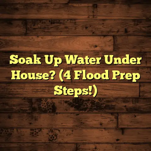 Soak Up Water Under House? (4 Flood Prep Steps!)