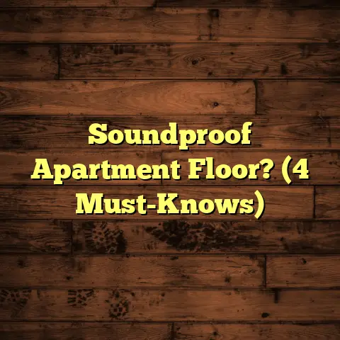 Soundproof Apartment Floor? (4 Must-Knows)