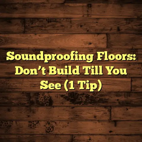 Soundproofing Floors: Don’t Build Till You See (1 Tip)