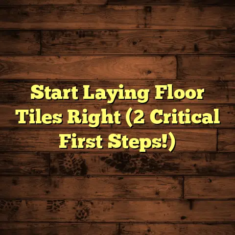 Start Laying Floor Tiles Right (2 Critical First Steps!)