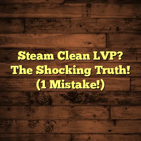 Steam Clean LVP? The Shocking Truth! (1 Mistake!)