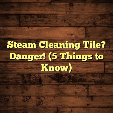 Steam Cleaning Tile? Danger! (5 Things to Know)