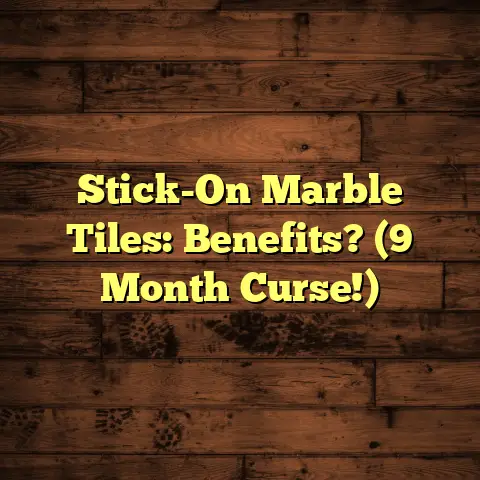Stick-On Marble Tiles: Benefits? (9 Month Curse!)