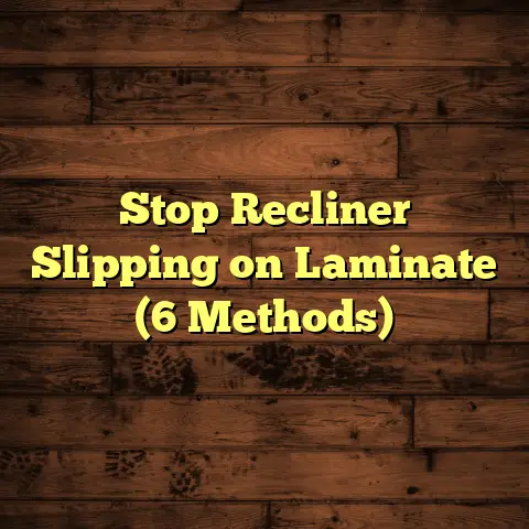 Stop Recliner Slipping on Laminate (6 Methods)