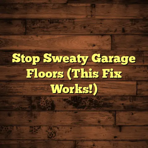 Stop Sweaty Garage Floors (This Fix Works!)