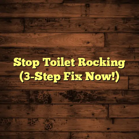 Stop Toilet Rocking (3-Step Fix Now!)