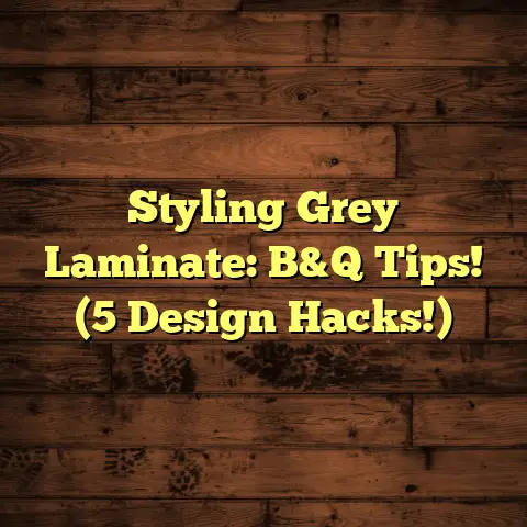 Styling Grey Laminate: B&Q Tips! (5 Design Hacks!)