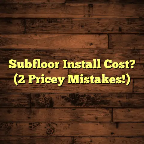 Subfloor Install Cost? (2 Pricey Mistakes!)