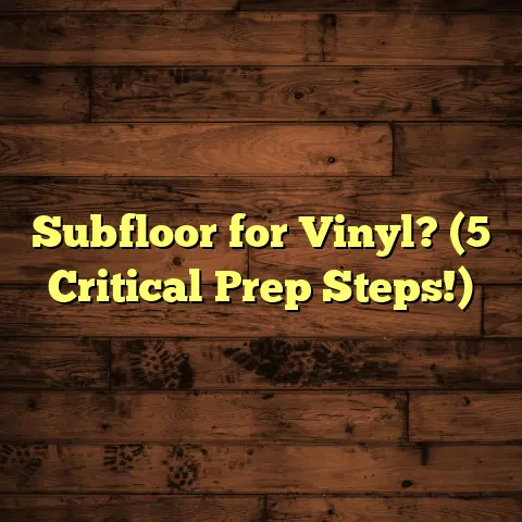 Subfloor for Vinyl? (5 Critical Prep Steps!)