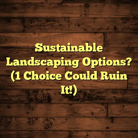 Sustainable Landscaping Options? (1 Choice Could Ruin It!)