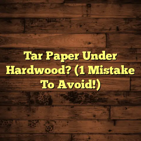 Tar Paper Under Hardwood? (1 Mistake To Avoid!)