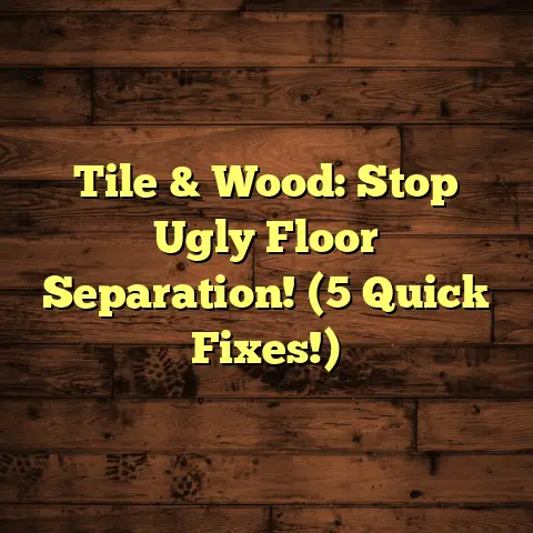 Tile & Wood: Stop Ugly Floor Separation! (5 Quick Fixes!)