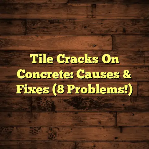 Tile Cracks On Concrete: Causes & Fixes (8 Problems!)