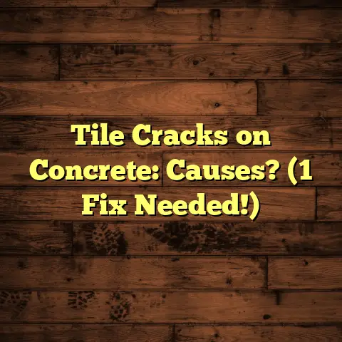 Tile Cracks on Concrete: Causes? (1 Fix Needed!)