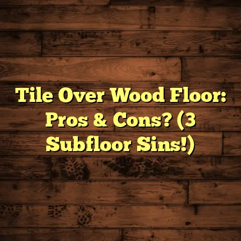 Tile Over Wood Floor: Pros & Cons? (3 Subfloor Sins!)