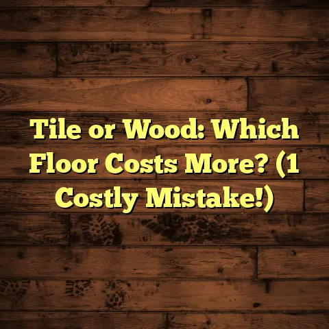 Tile or Wood: Which Floor Costs More? (1 Costly Mistake!)