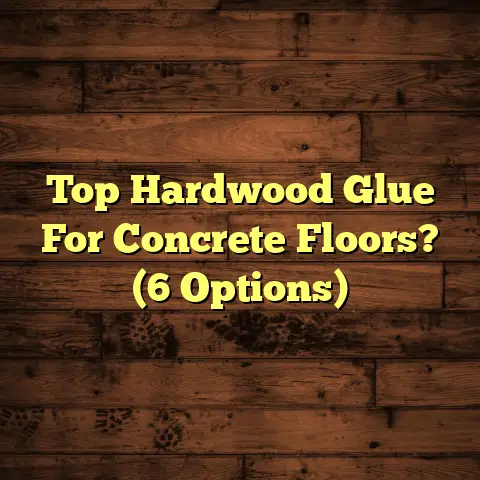 Top Hardwood Glue For Concrete Floors? (6 Options)