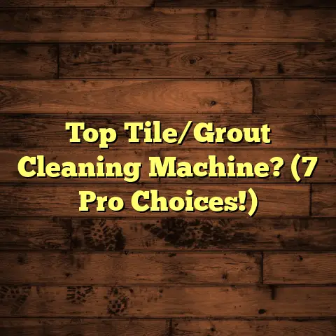 Top Tile/Grout Cleaning Machine? (7 Pro Choices!)