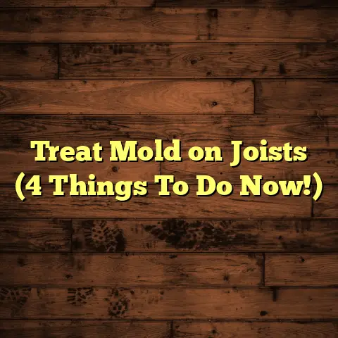 Treat Mold on Joists (4 Things To Do Now!)