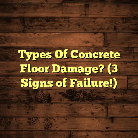 Types Of Concrete Floor Damage? (3 Signs of Failure!)