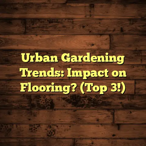 Urban Gardening Trends: Impact on Flooring? (Top 3!)