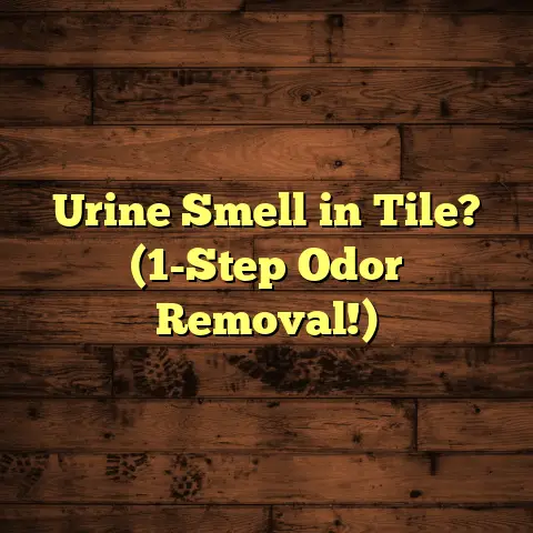 Urine Smell in Tile? (1-Step Odor Removal!)