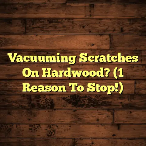 Vacuuming Scratches On Hardwood? (1 Reason To Stop!)