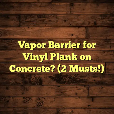 Vapor Barrier for Vinyl Plank on Concrete? (2 Musts!)