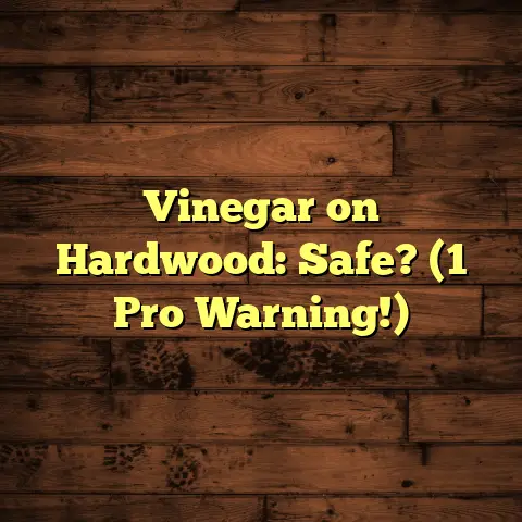 Vinegar on Hardwood: Safe? (1 Pro Warning!)